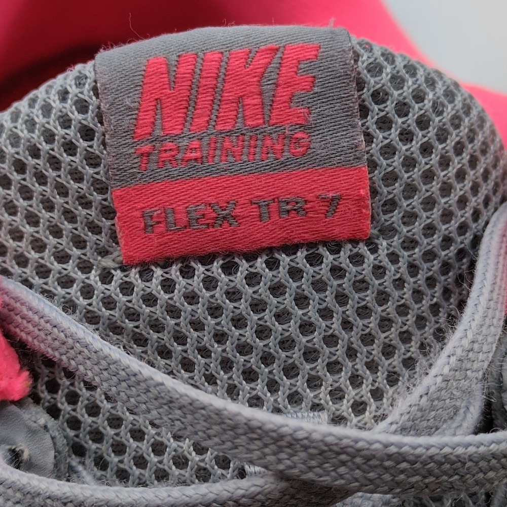 Nike‎ Sneakers Womens Flex Trainer 7 Gray Pink 8.5 Running Shoes 898479-006 - Picture 11 of 12